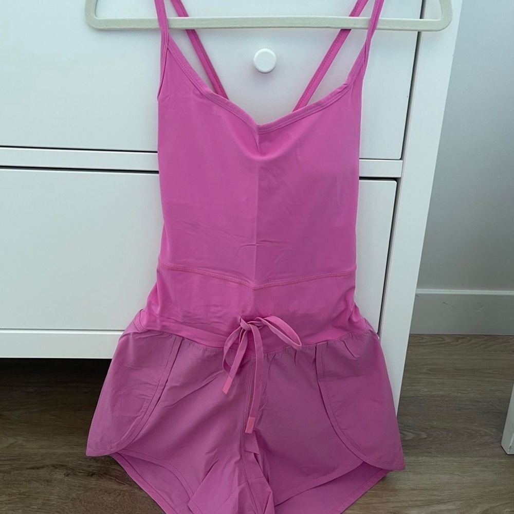 Romper mano gym color barbie pink size s BNWT